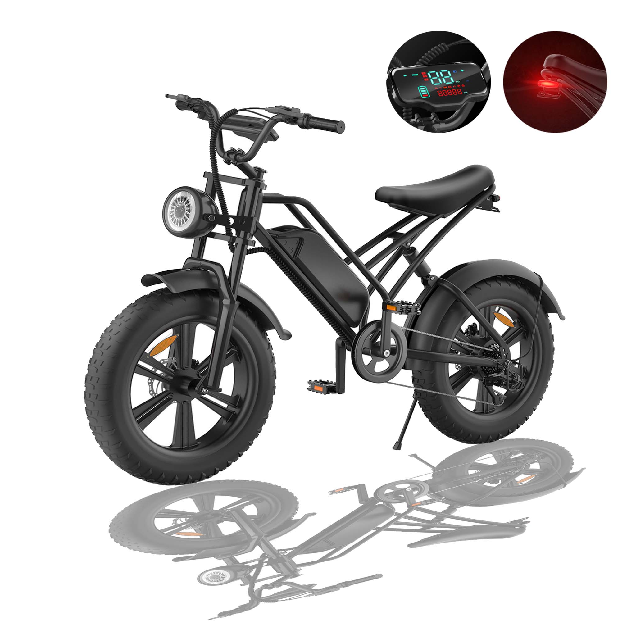 The latest 2024 electric bicycle for adults, 750W motor, 18Ah LG battery- Abrihome G50S